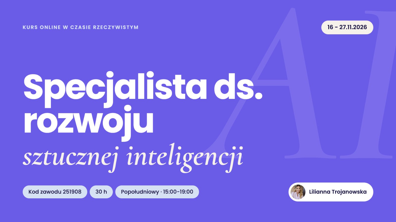 Specjalista ds. rozwoju sztucznej inteligencji